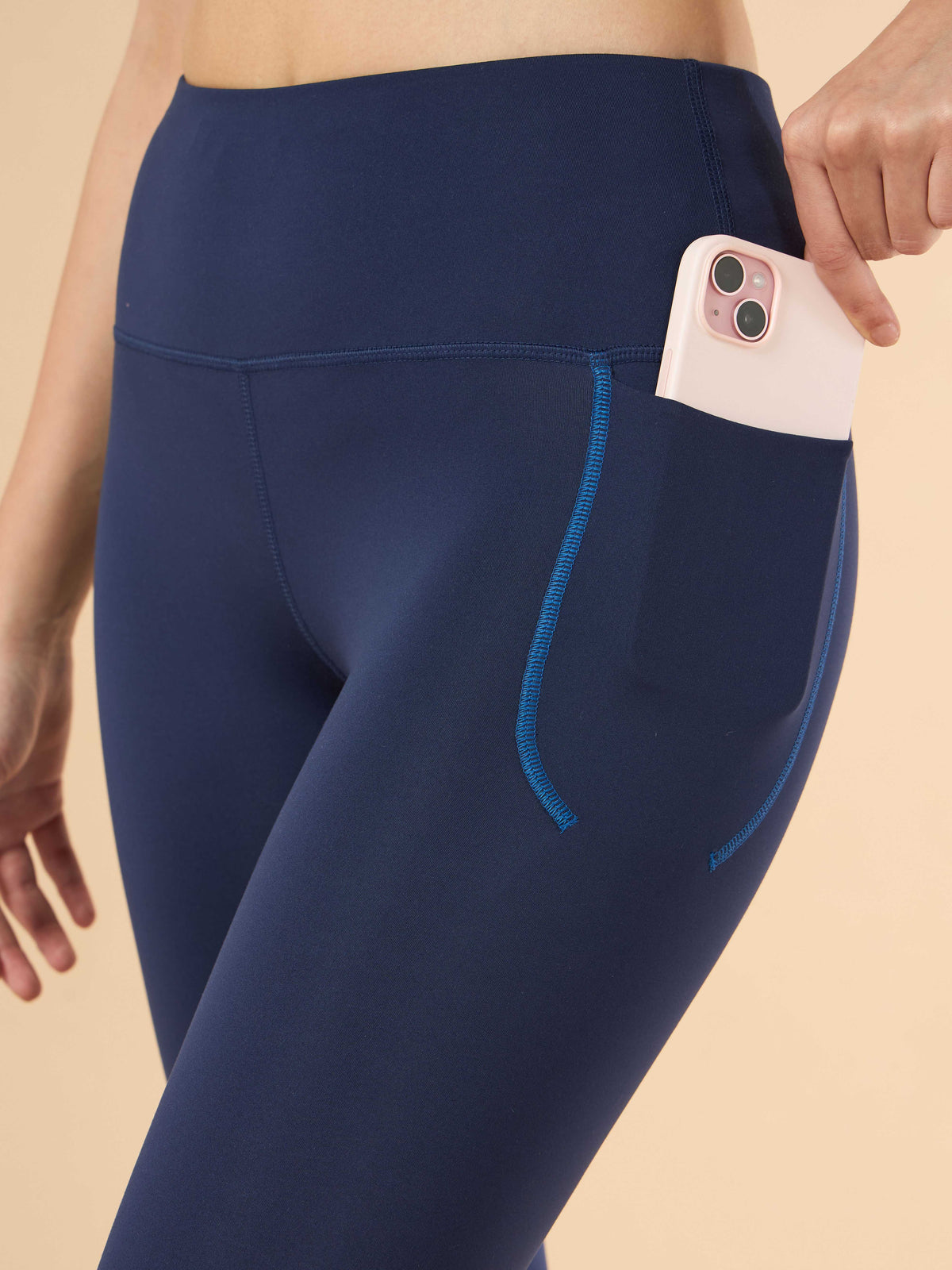 Women's Navy High Energy Training COMFlex Tights
