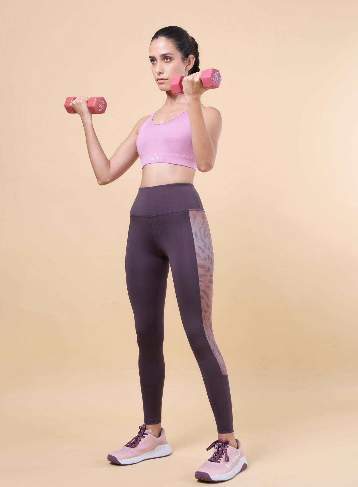 Women's Plum Energy Map Printed COMFlex Tights