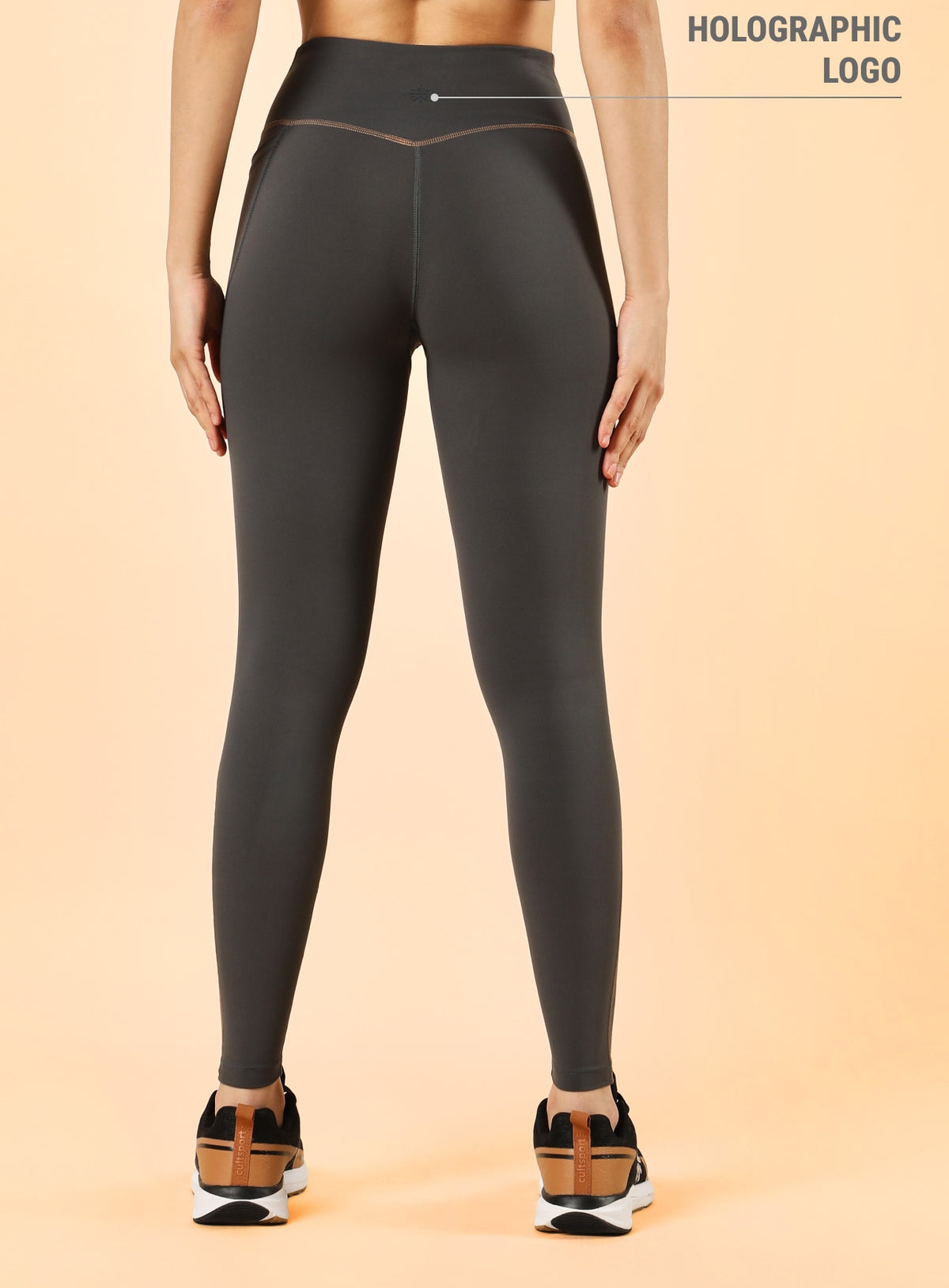 Women's Drak Grey Training Elevate Sculpt COMFlex Tights