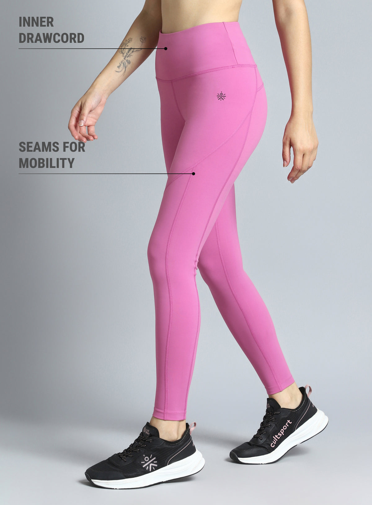 Women's Pink Train In Workout COMFlex Tights