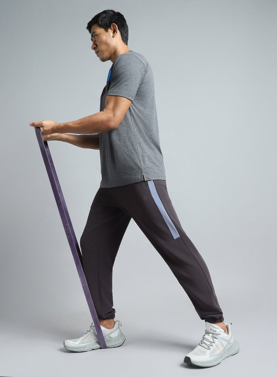 Men's Dark Grey Training Sculpted Joggers