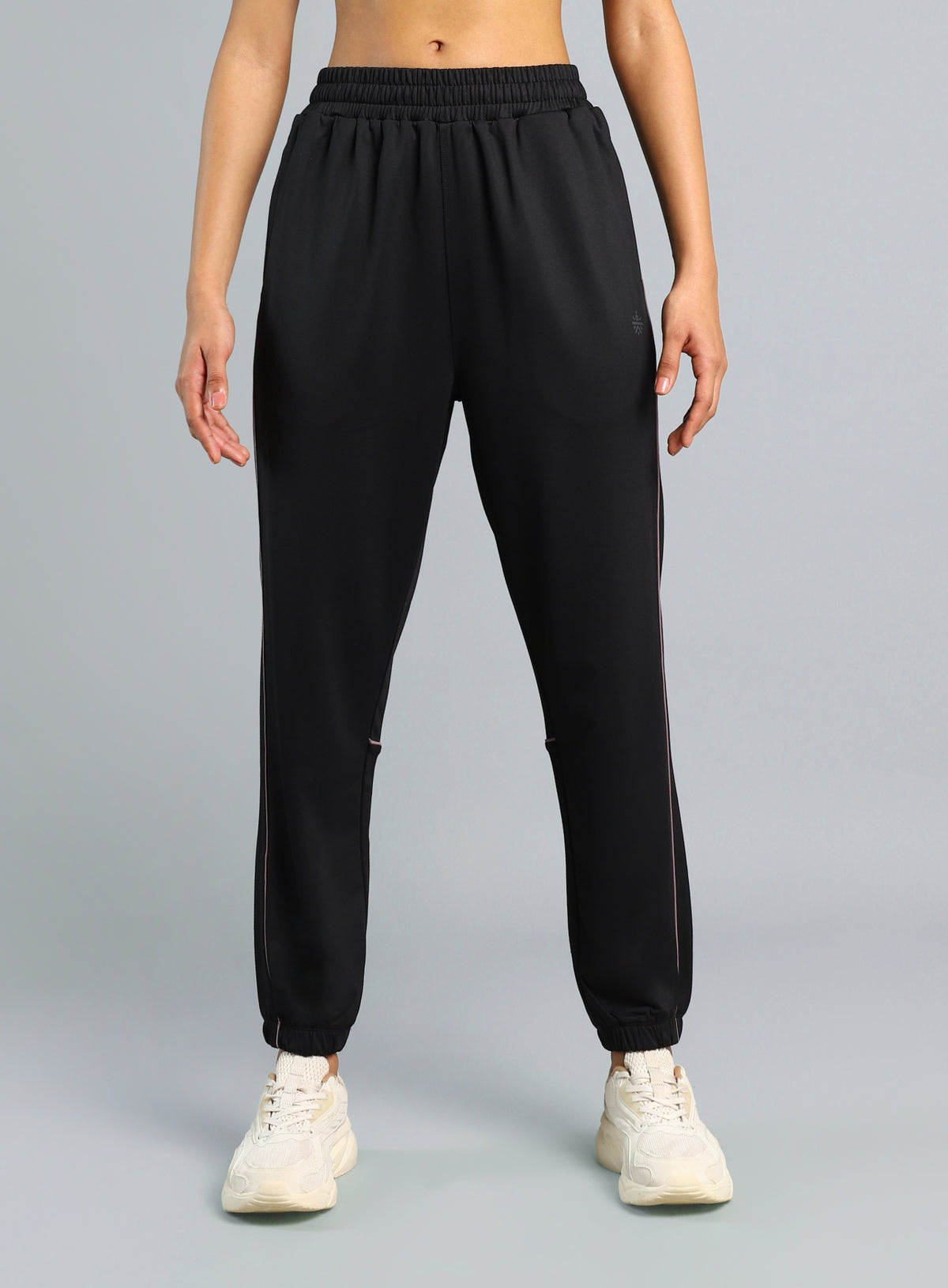 Women's Black Training Sculpted Joggers
