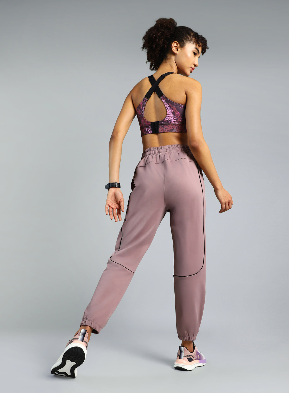Women's Purple Training Sculpted Joggers