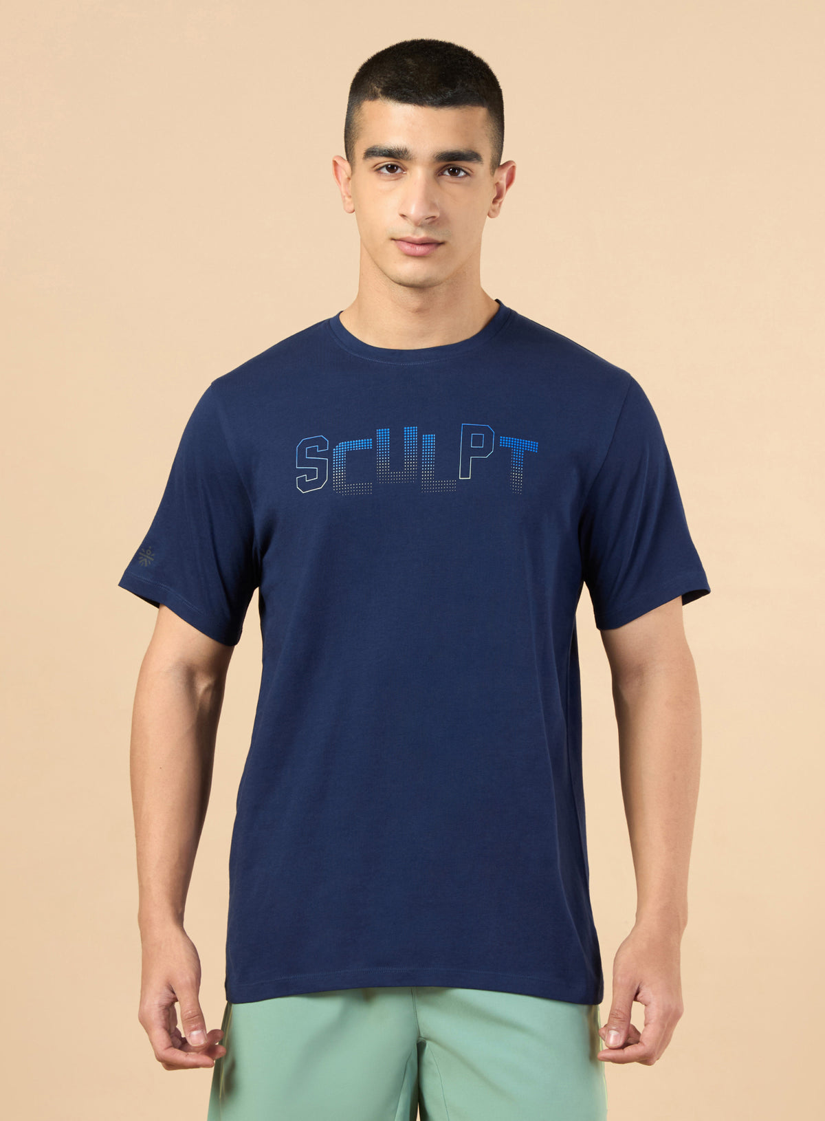 Men's Navy Sculpt Graphic T-shirt