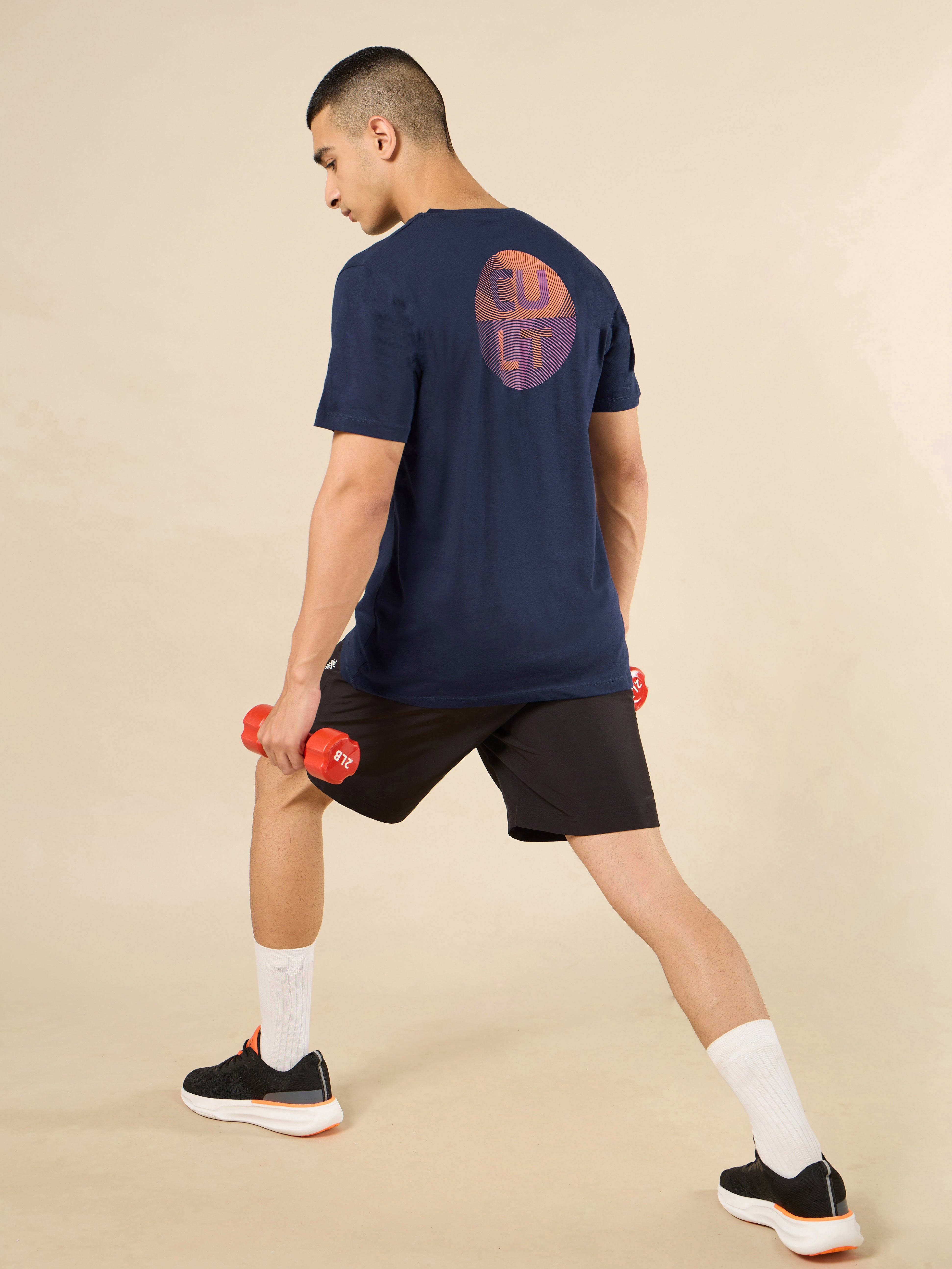 Men's Navy Cult Brand Carrier Training T-shirt