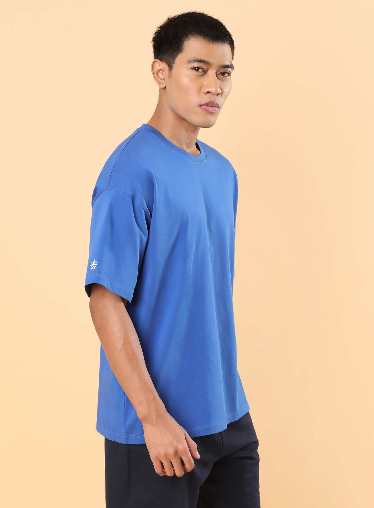 Men's Blue Club Anthem Oversized fit T-shirt