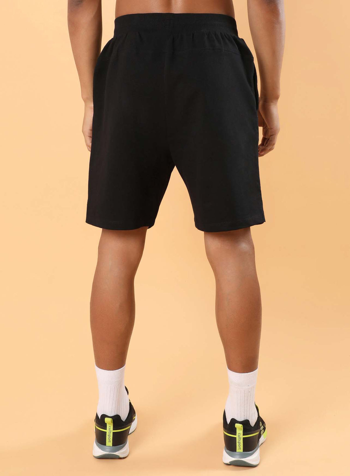 Men's Black Training Sculpted Shorts