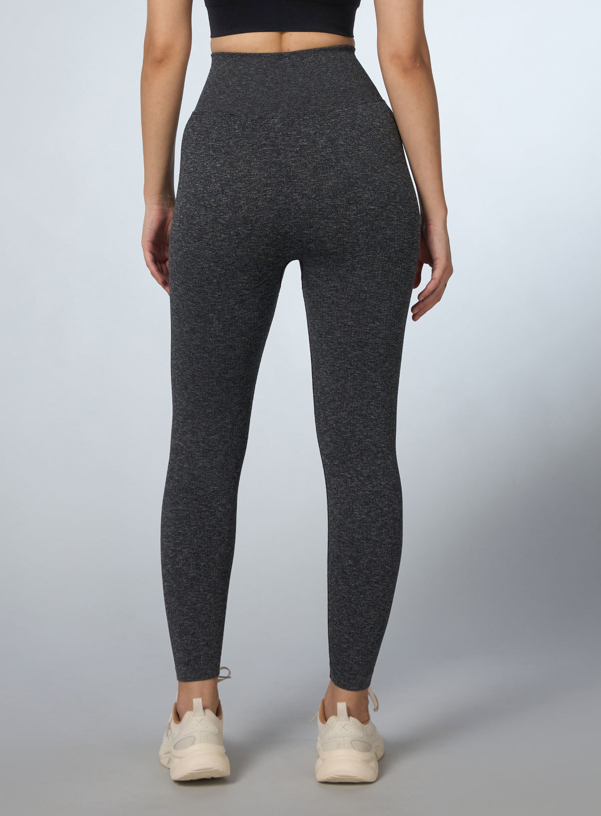Women's Black Kinetic Seamless Tights