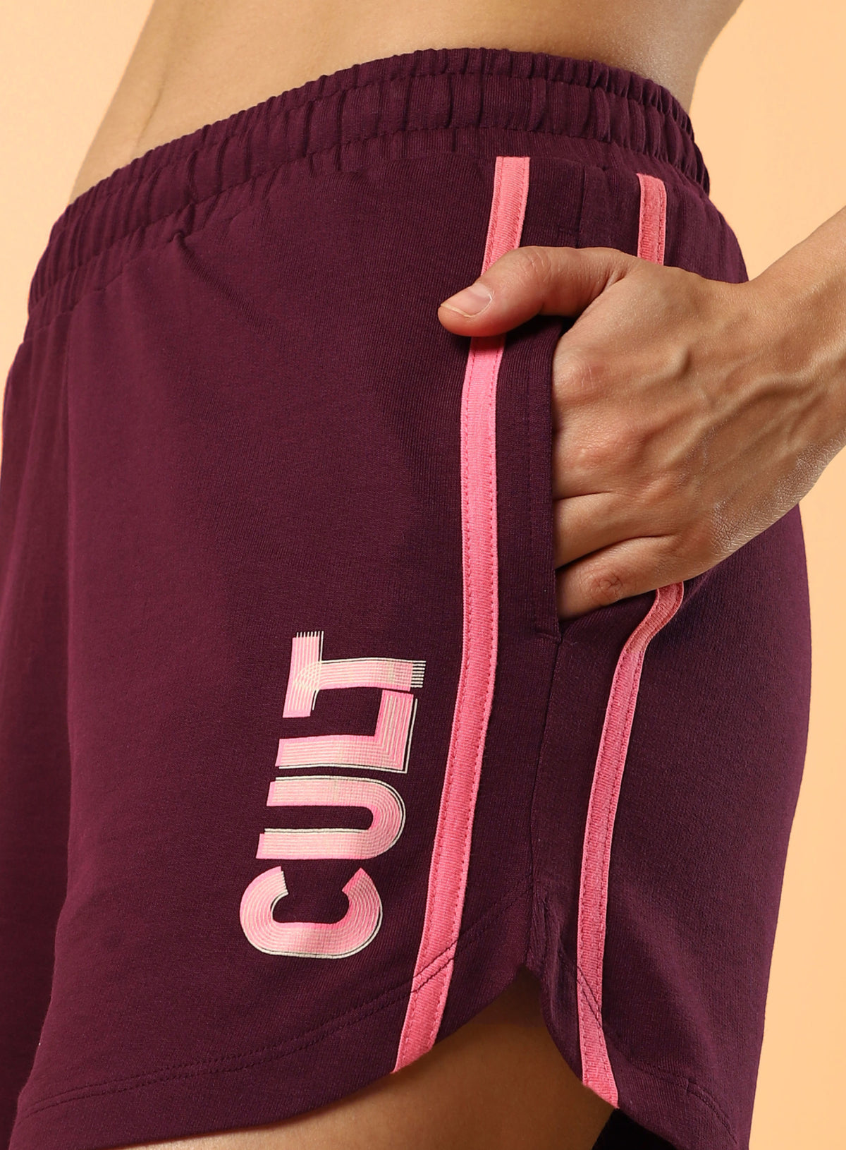 Women's Maroon Club Brand Carrier Shorts