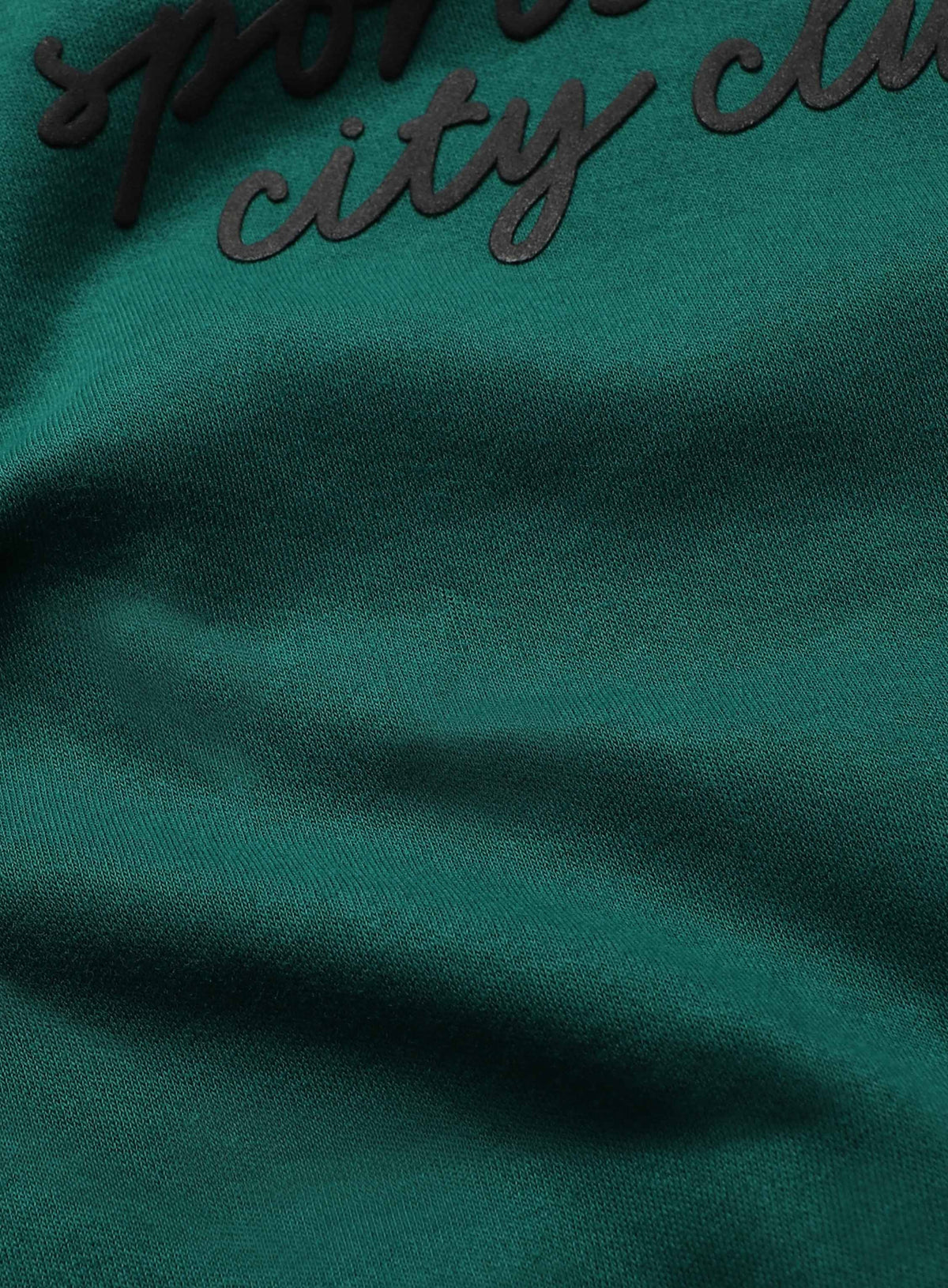 Men's Green Sports City Club Colourblock Realxed fit T-shirt