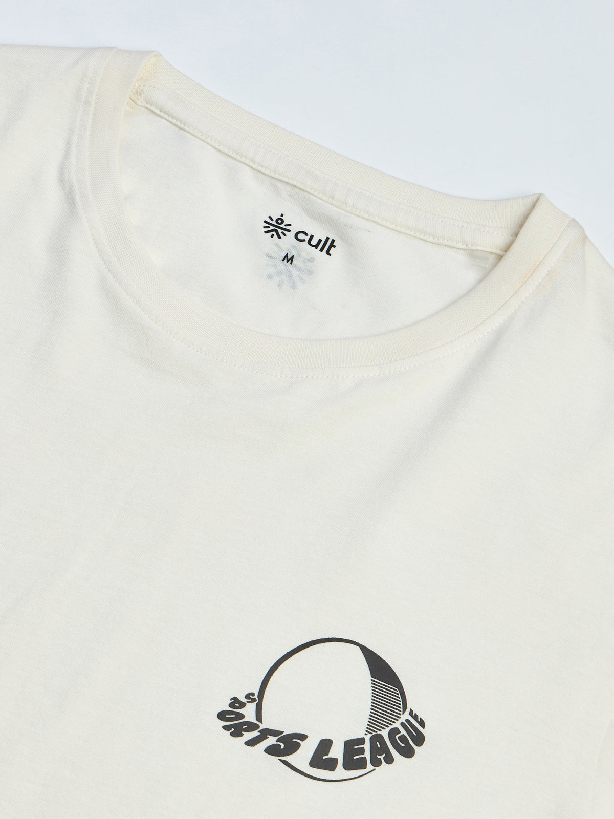 Men's White Sports League T-shirt