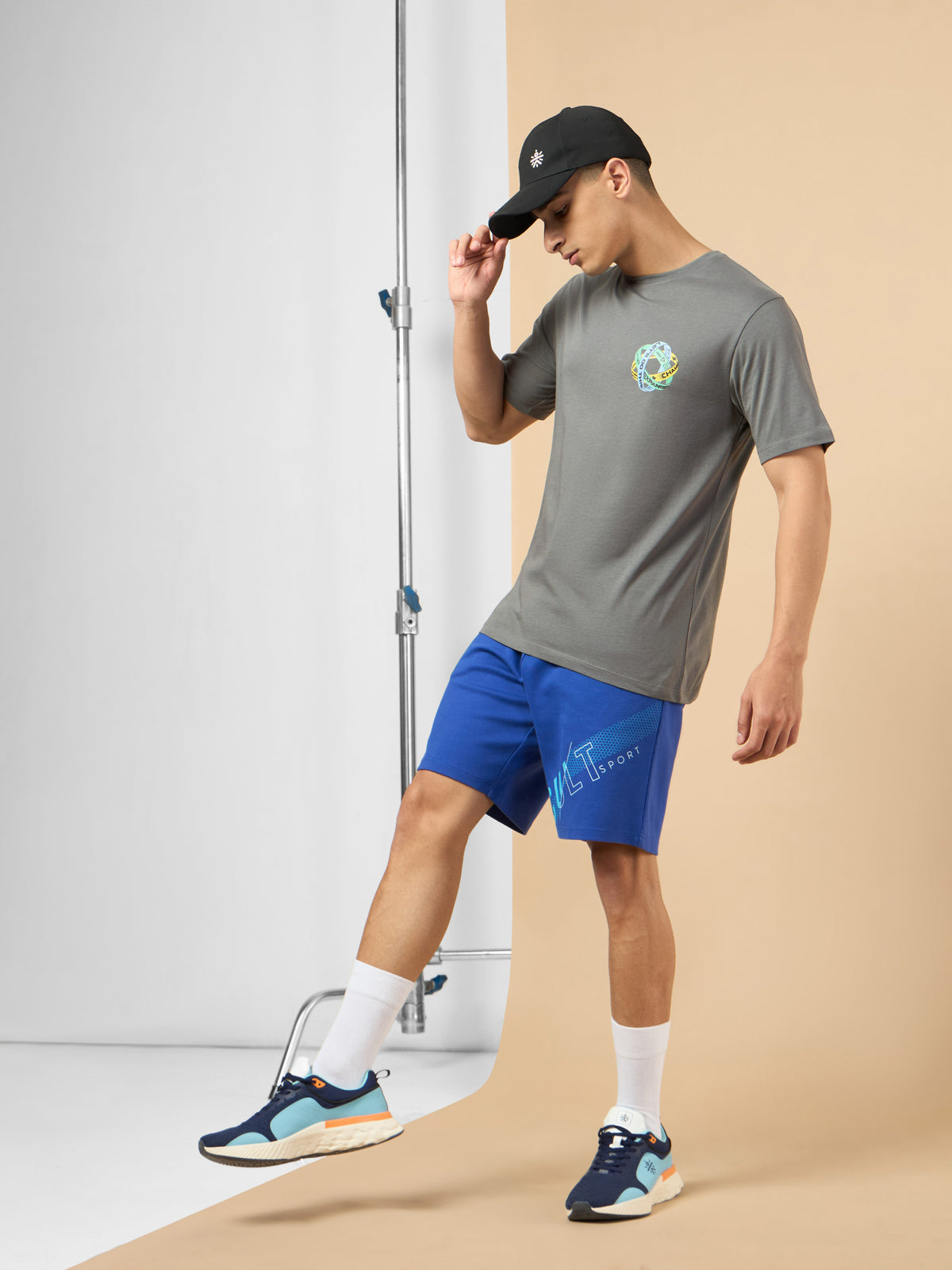 Men's Dark Grey Community Graphic T-shirt