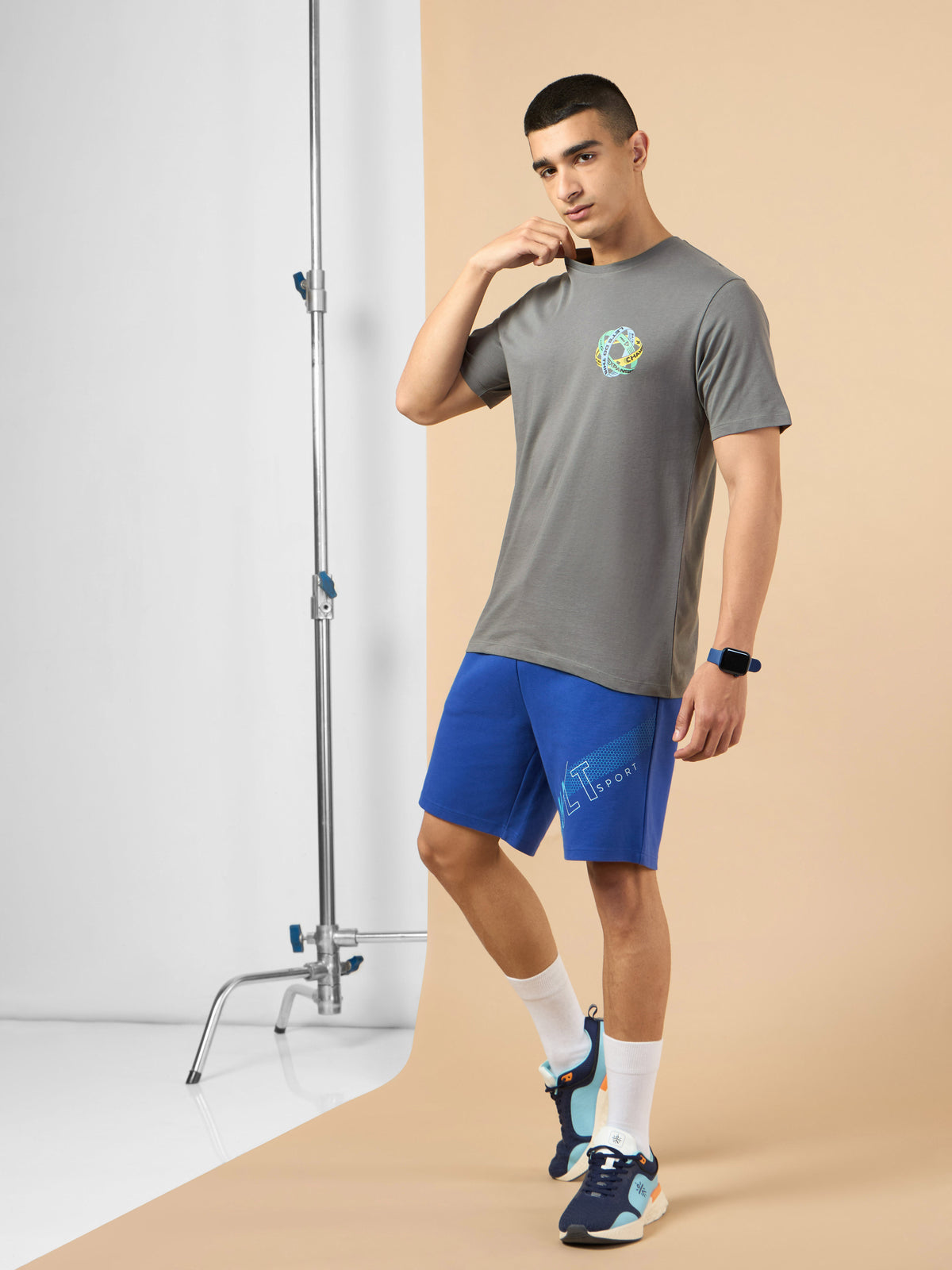 Men's Dark Grey Community Graphic T-shirt