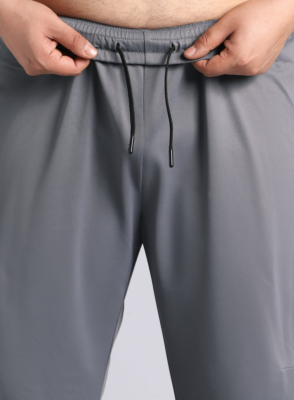 Men's Dark Grey Plus Size Night Joggers