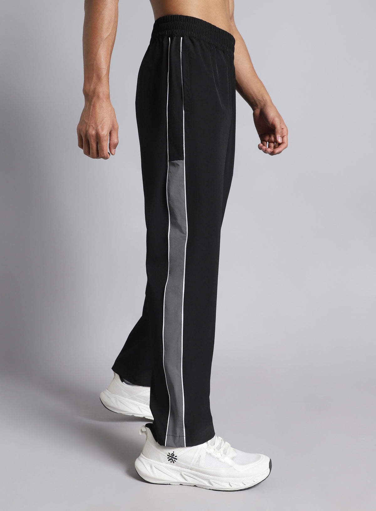 Men's Black Active Day Out Trackpants