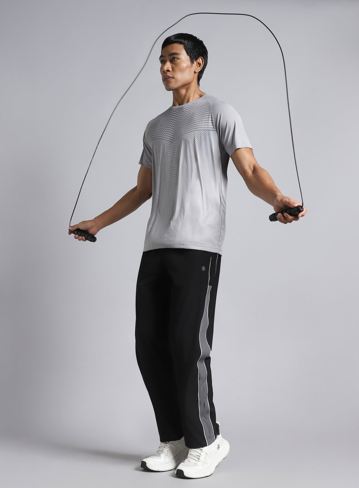 Men's Black Active Day Out Trackpants