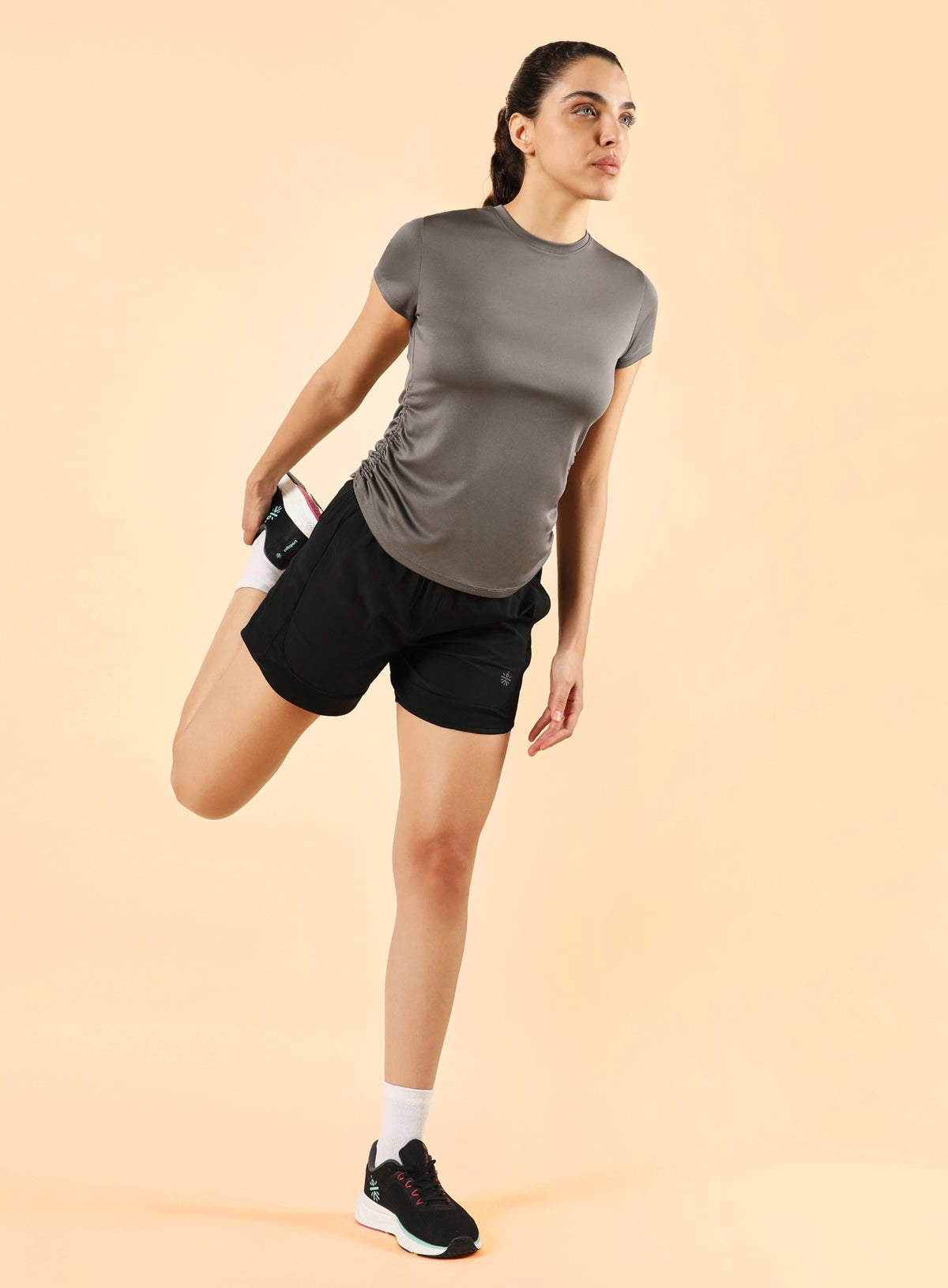 Women's Dark Grey Training Shape Shifter Top