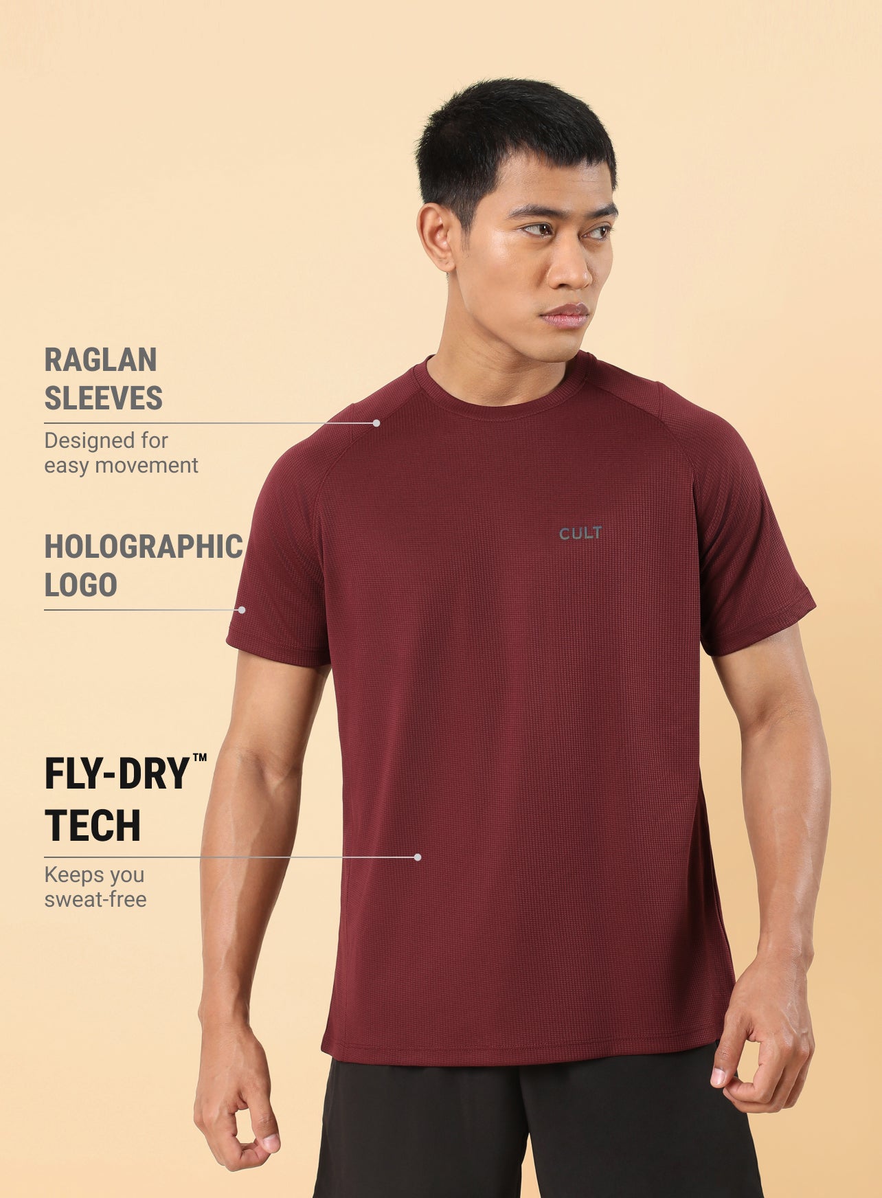 Men's Wine Training All Form T-shirt