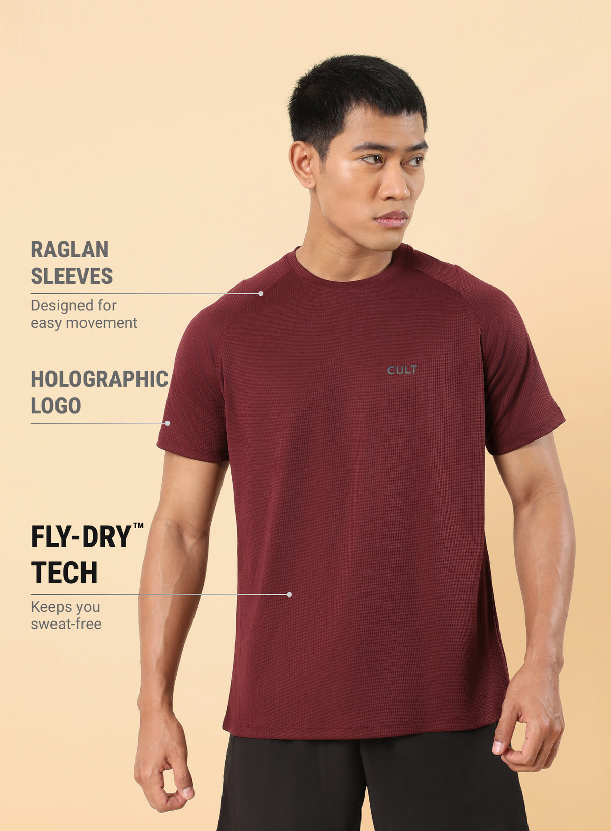 Men's Wine Training All Form T-shirt