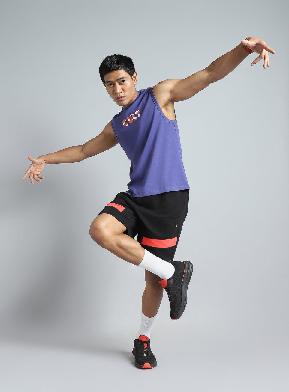 Men's Navy Dance Brand Carrier Tank