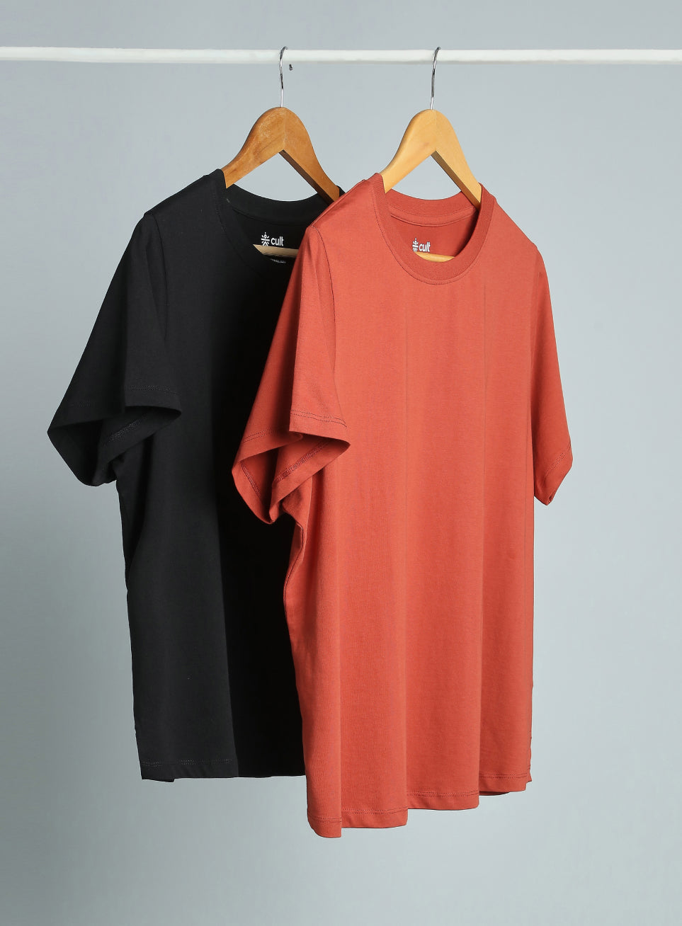 Women's Cult Essential Cotton Plus Size Pack of 2 Regular Fit T-shirts