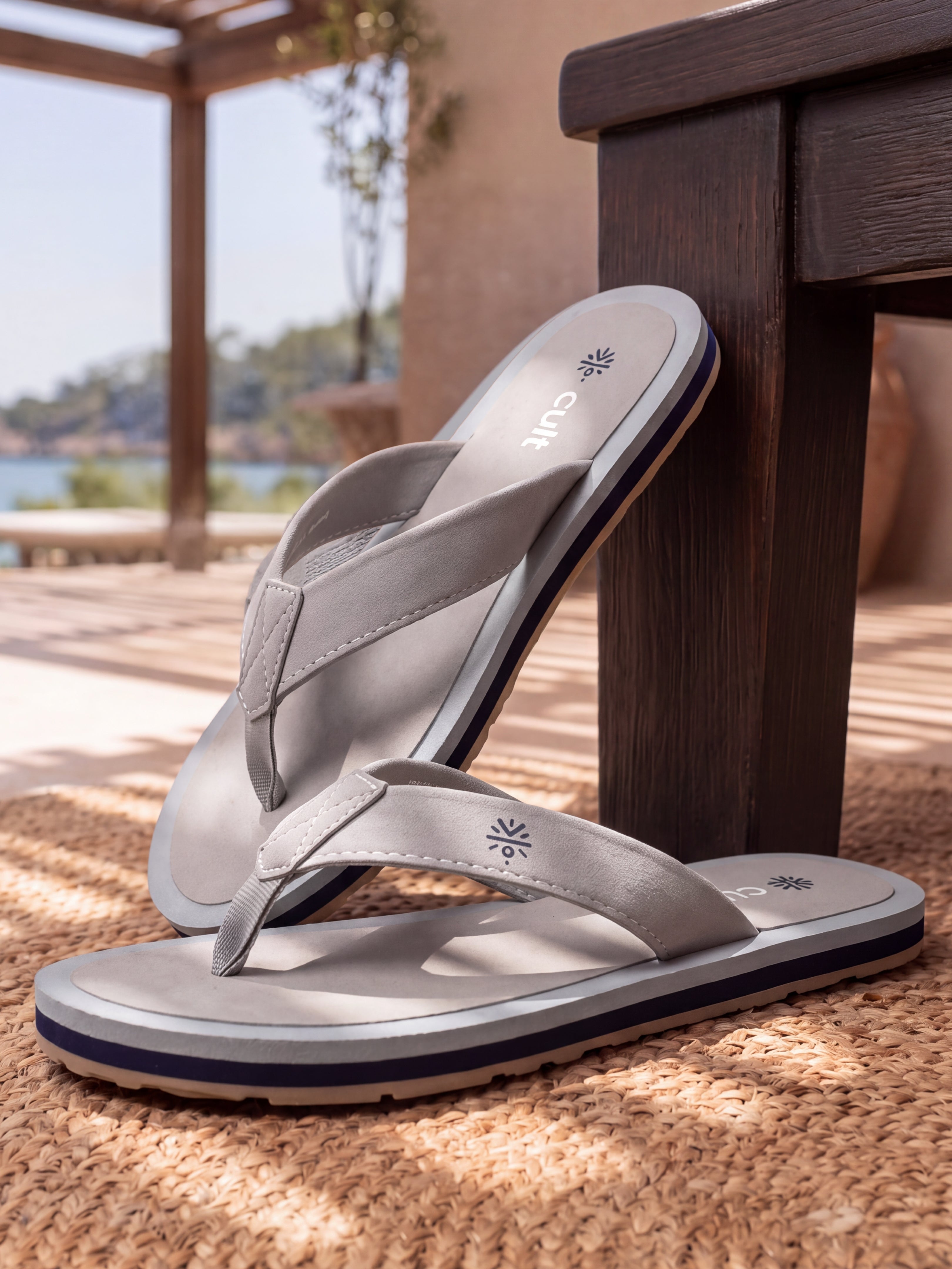 cult Men's Vetra Flip Flops - Grey