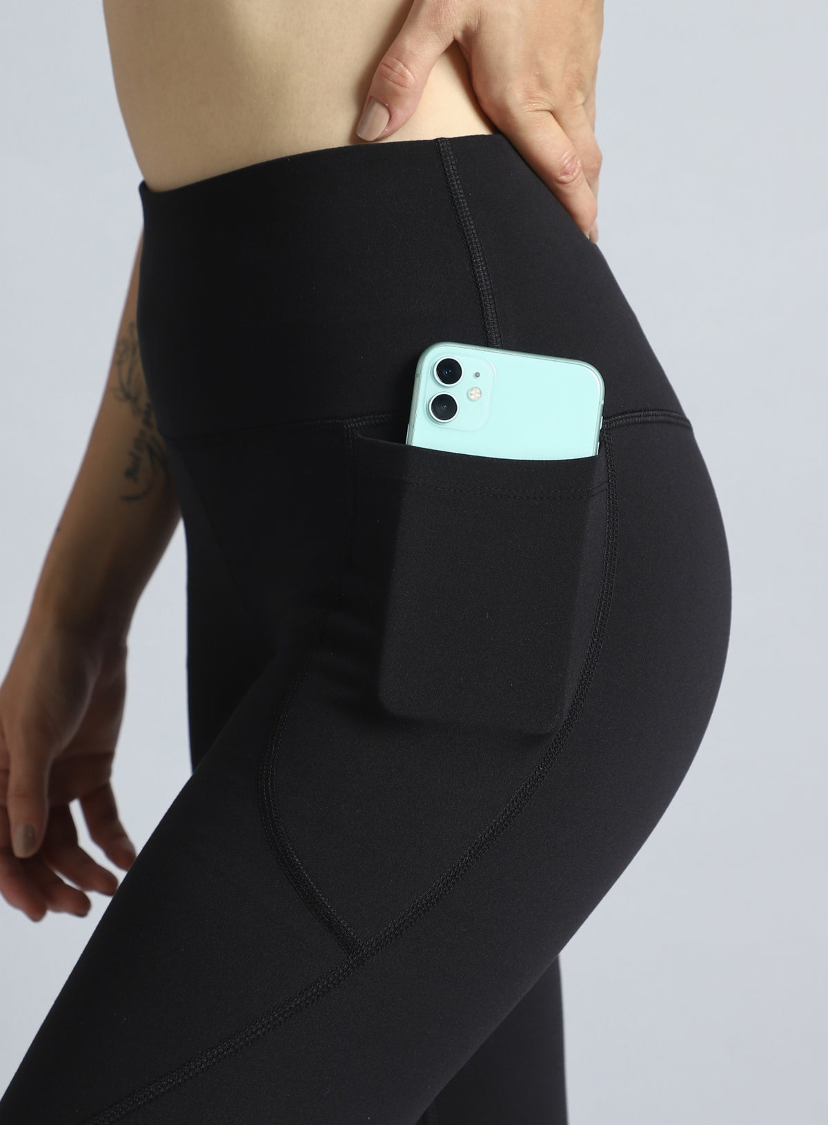 Women's Black Dance Flow Tights
