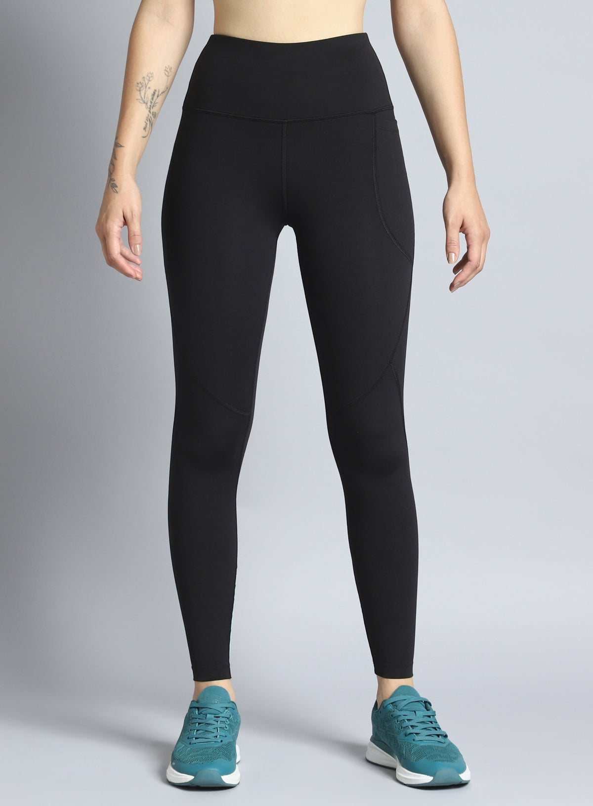 Women's Black Dance Flow Tights