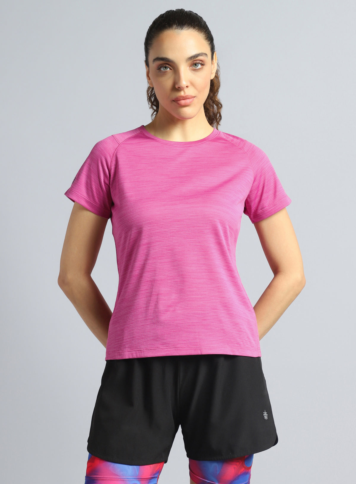 Women's Pink Training Elevate Sculpt T-shirt
