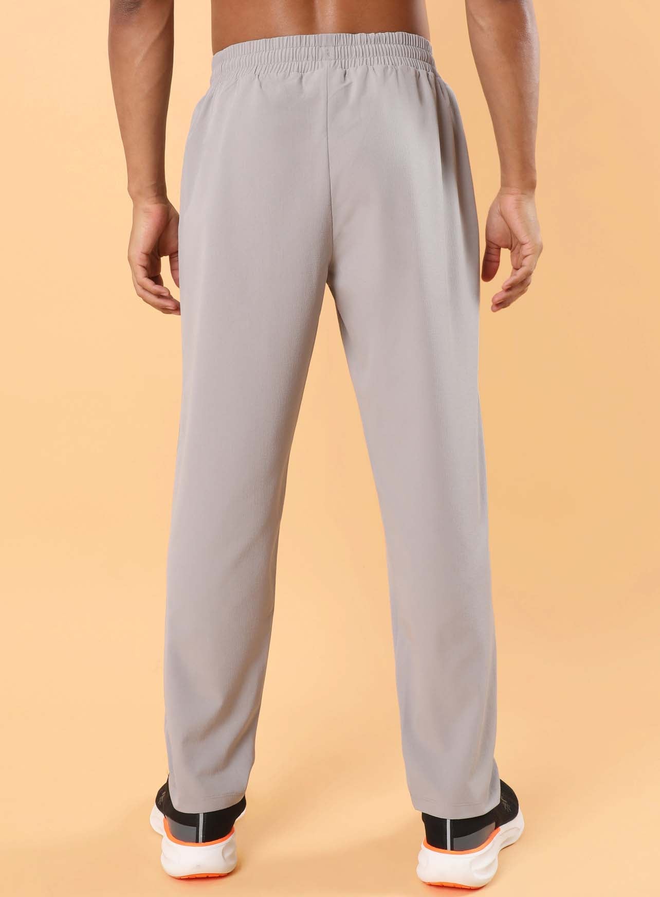 Men's Grey Training Sculpted Trackpants