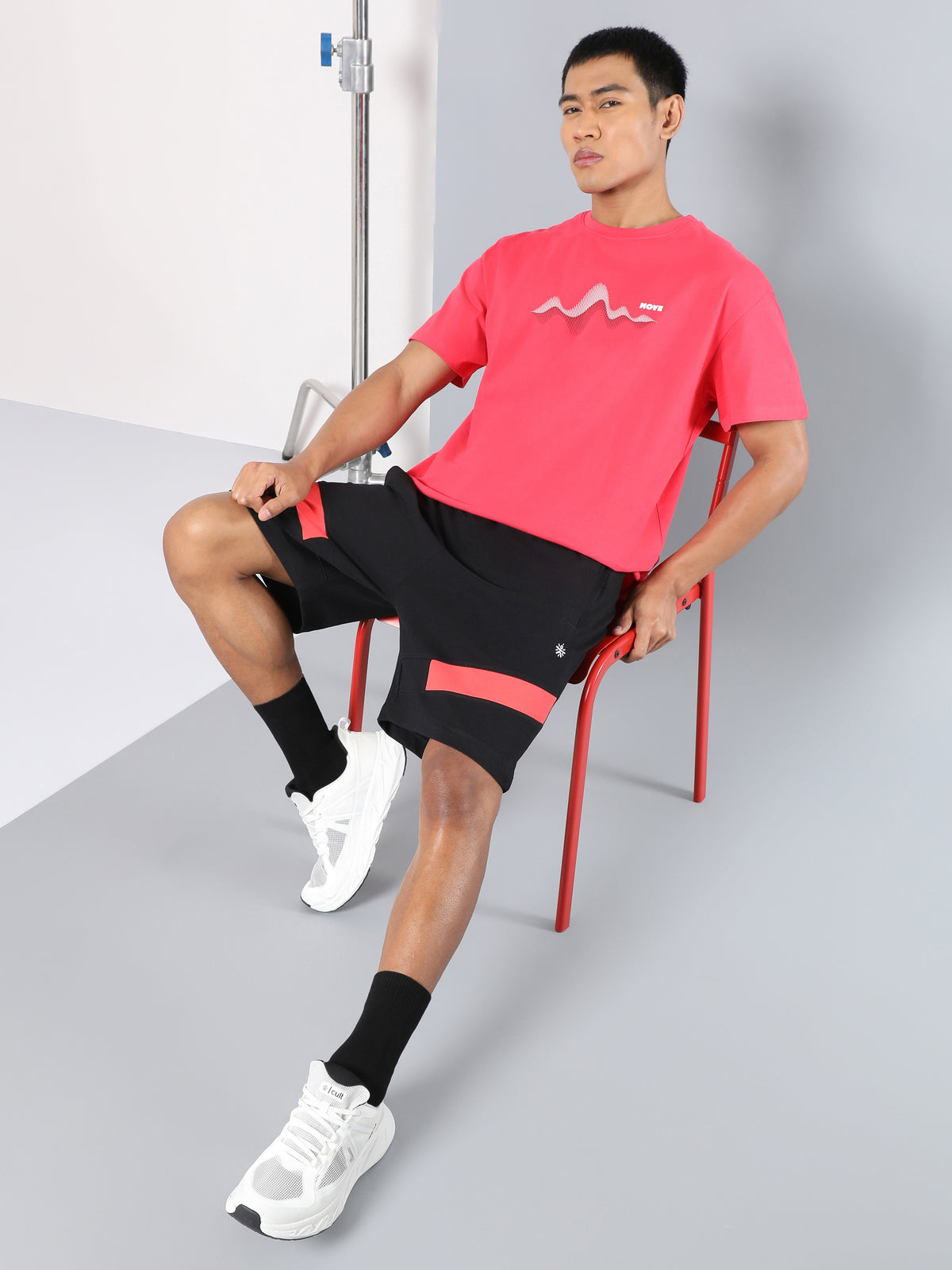 Men's Coral Move to the Beat Relaxed fit T-shirt