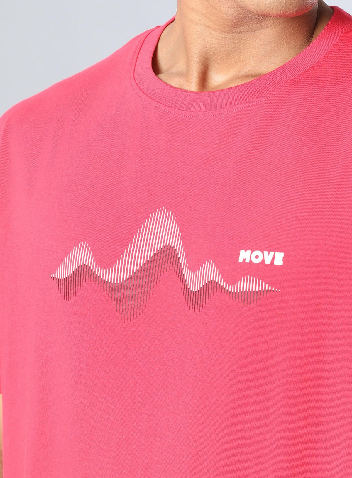 Men's Coral Move to the Beat Relaxed fit T-shirt