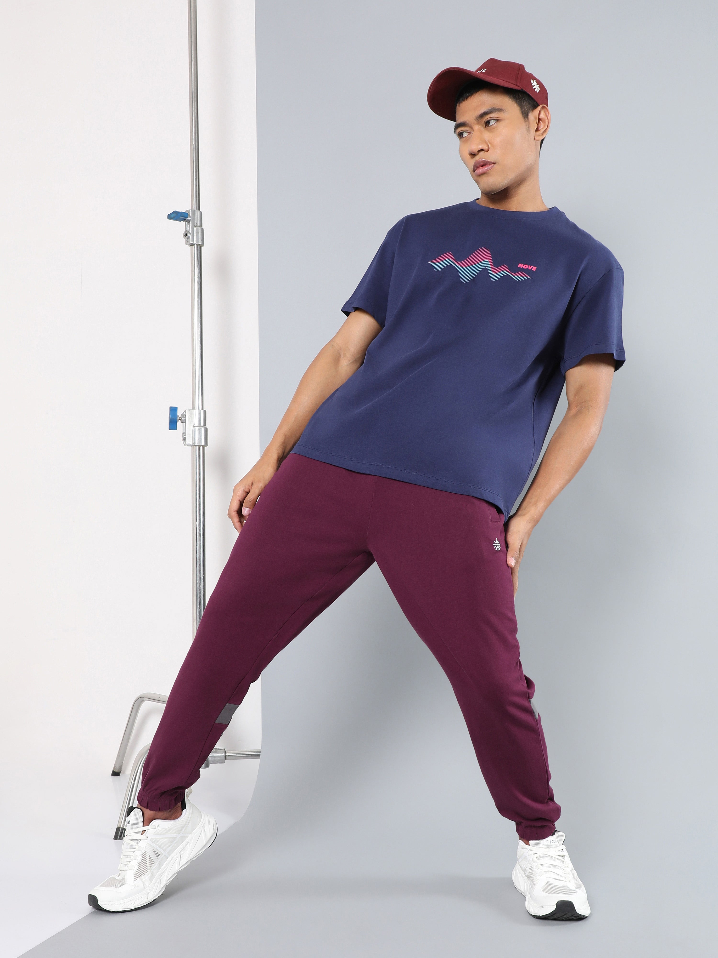 Men's Maroon Move it Joggers