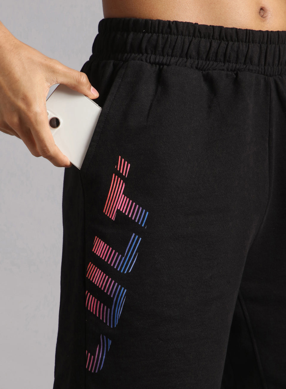 Men's Black Dance Brand Carrier Shorts