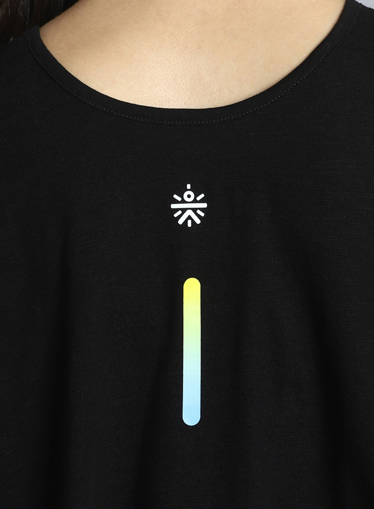 Women's Black Dance Flow Tank