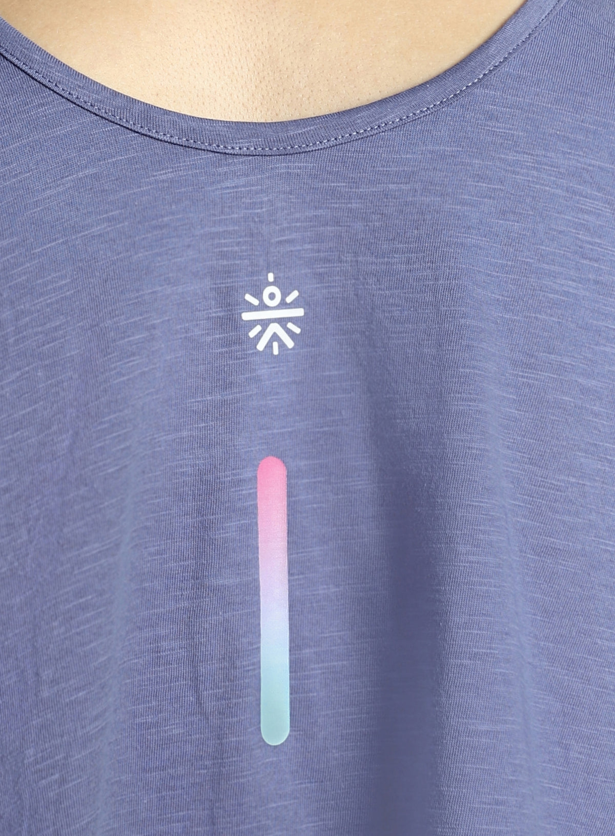 Women's Blue Dance Flow Tank