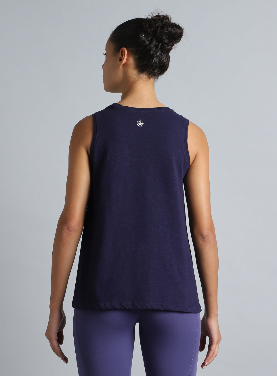 Women's Navy Yoga Flow Tank