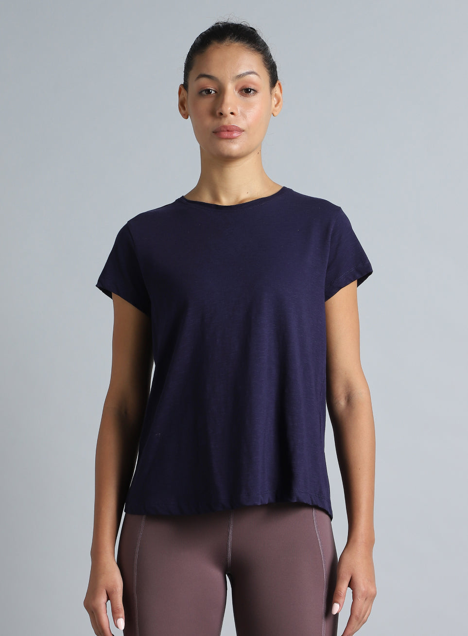 Women's Navy Yoga Flow Top