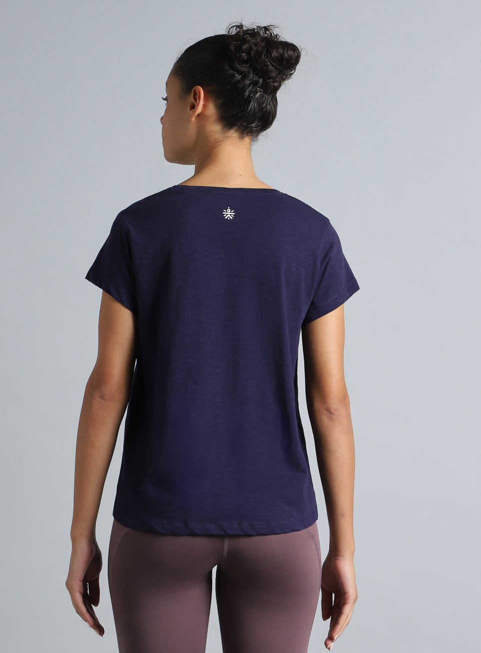 Women's Navy Yoga Flow Top