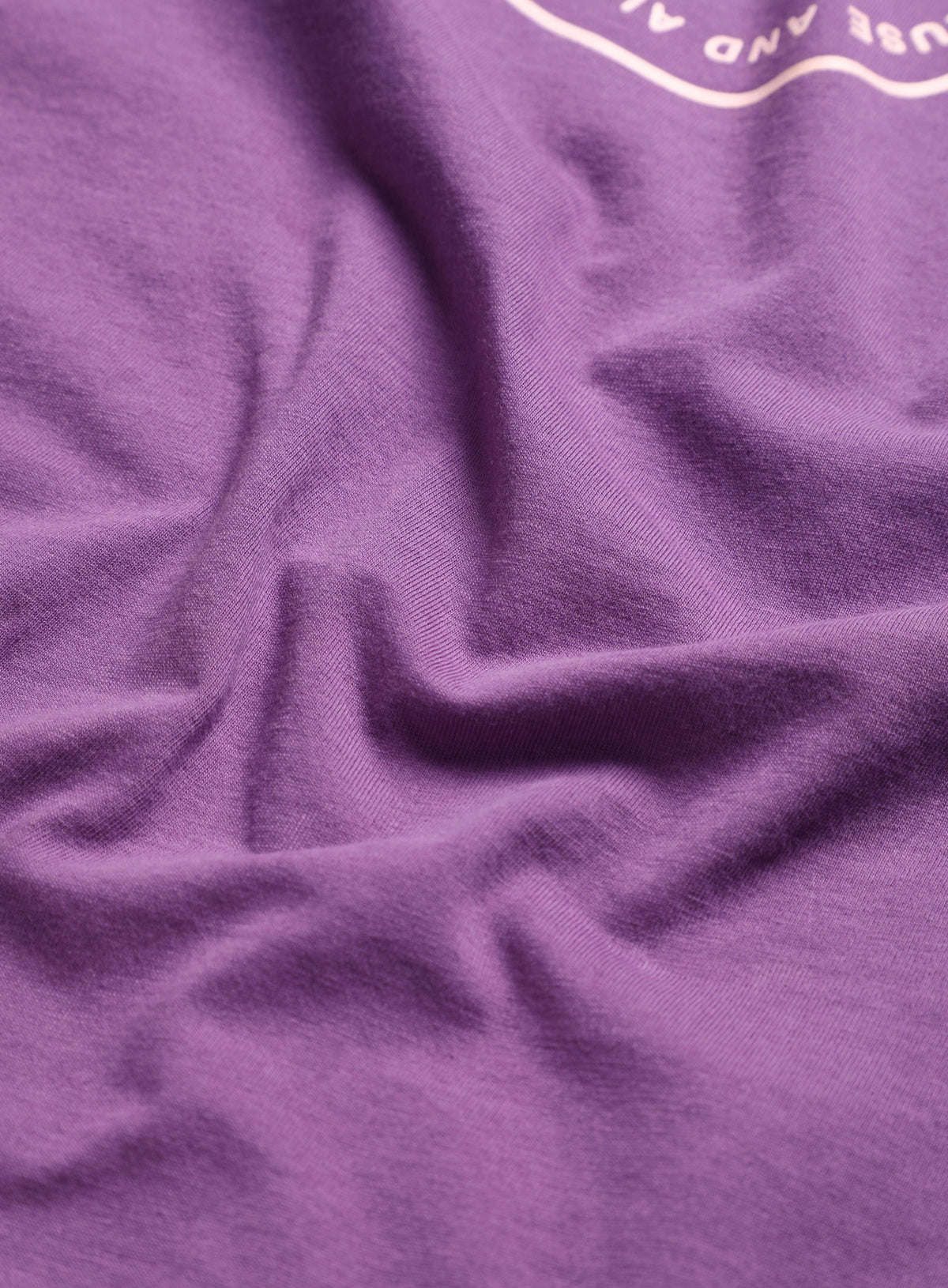 Women's Purple Pause and Align Printed T-shirt