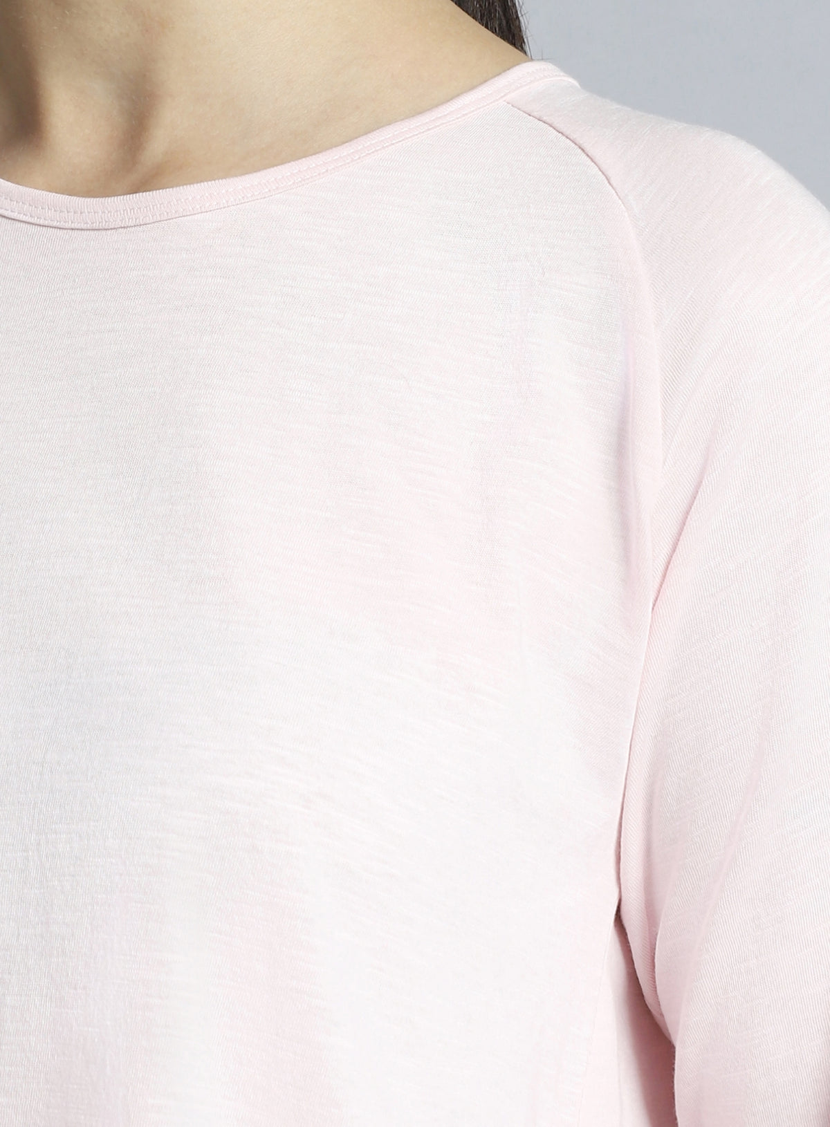 Women's Pink Yoga Flow Full Sleeve Top