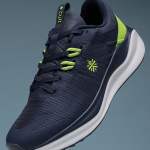 cult Men's Zyro Running Shoes - Navy/P.Green