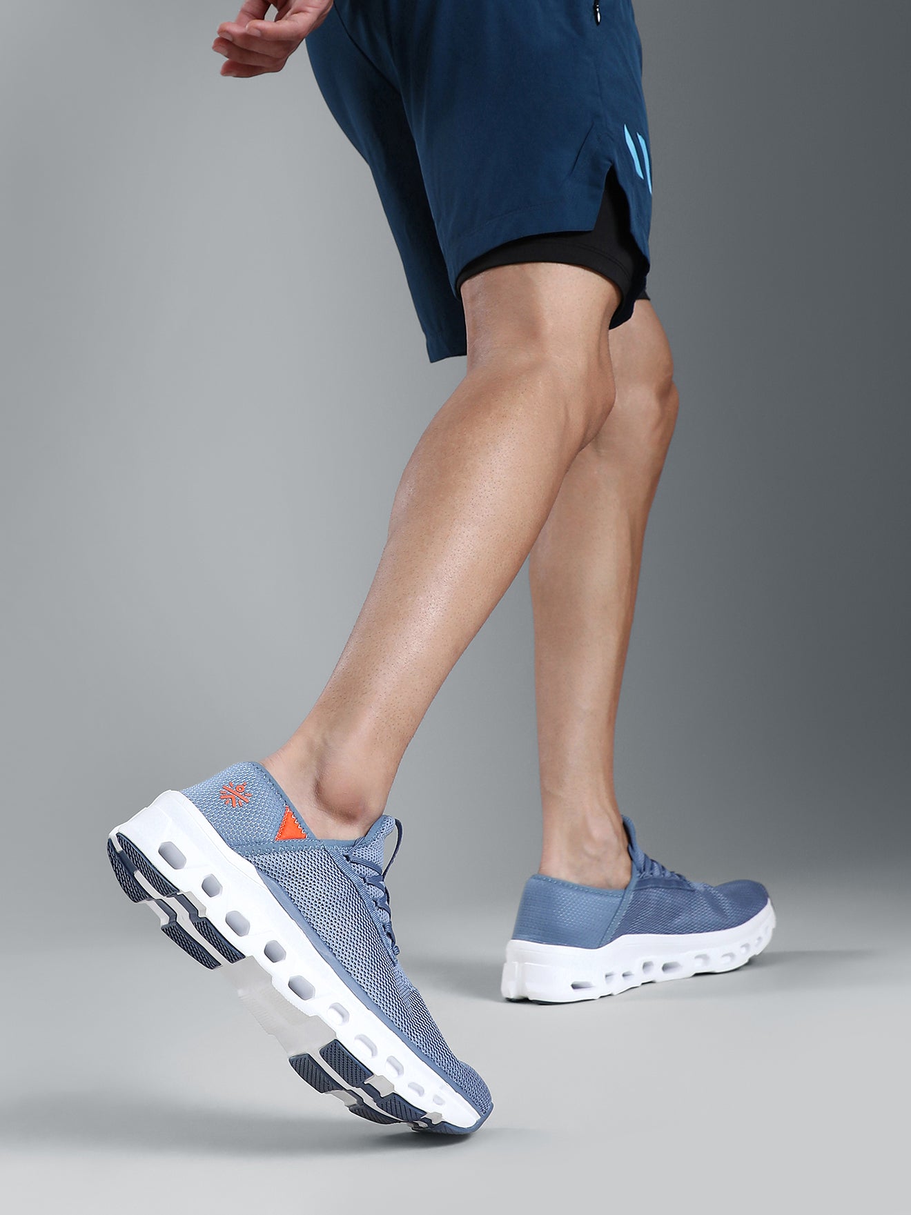 cult Men's Aeromesh Walking Shoes - Blue