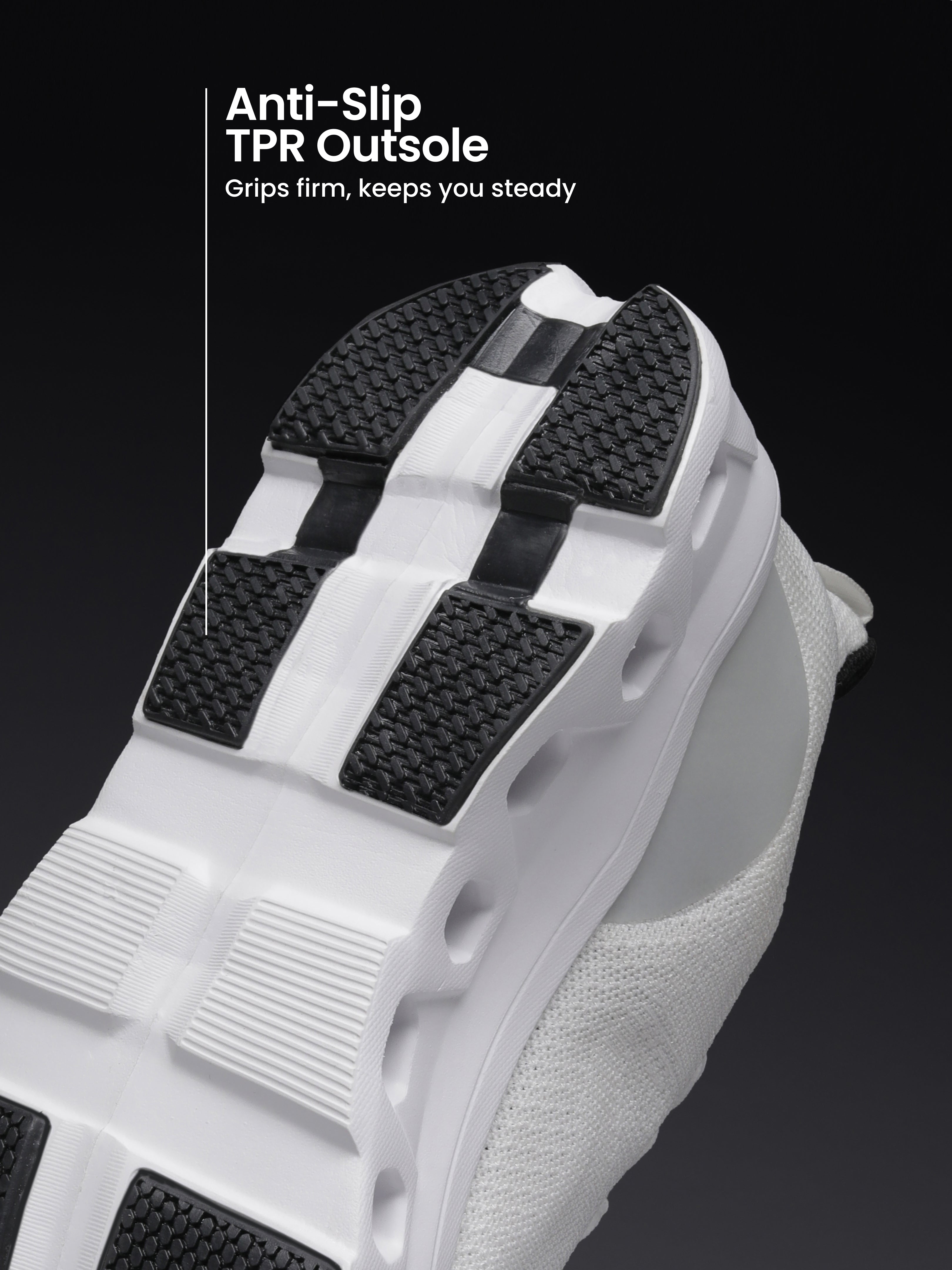cult Men's Oxyra Walking Shoes - White/Black