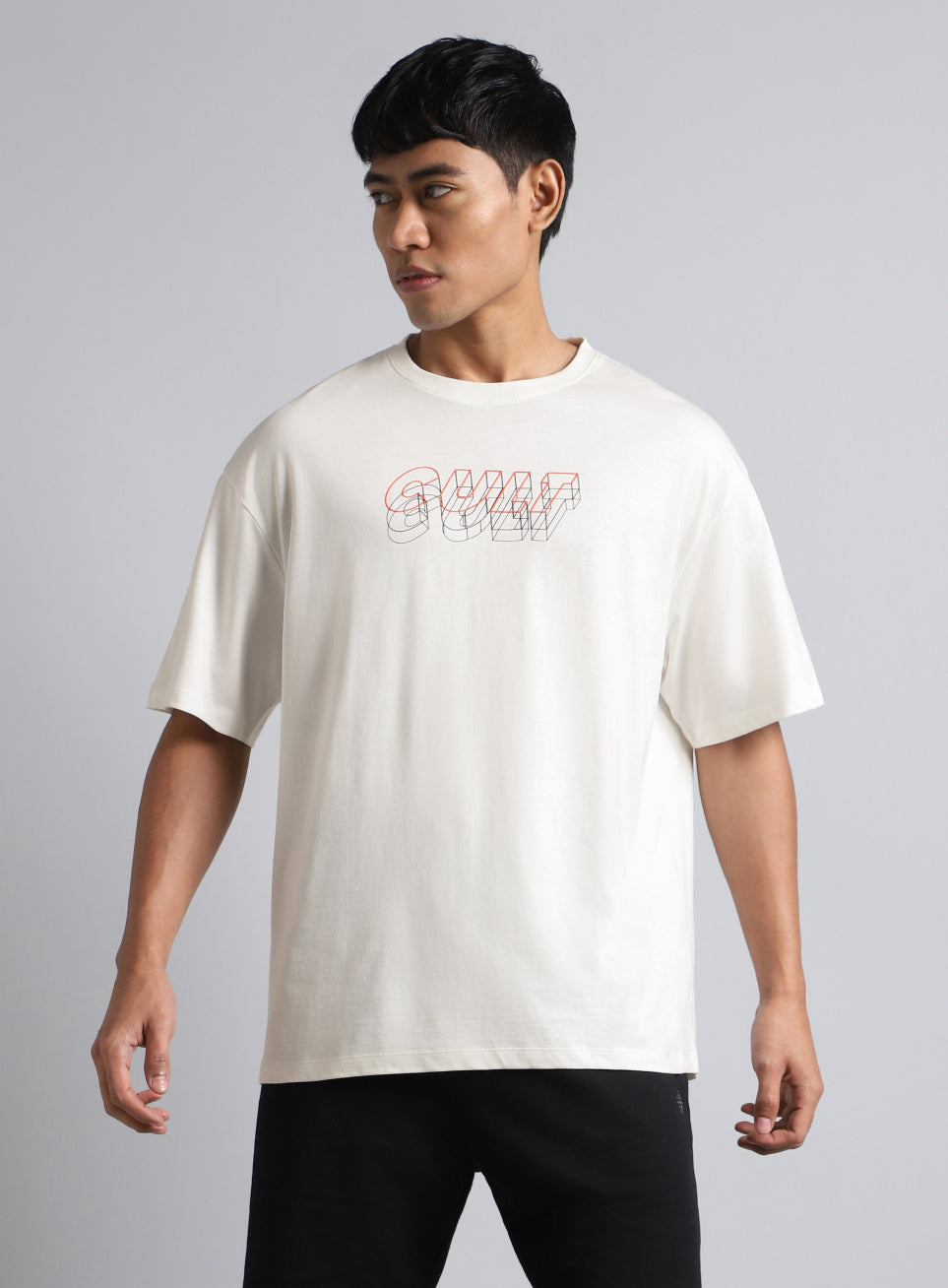 Men's White Cult Graphic Relaxed Fit T-shirt