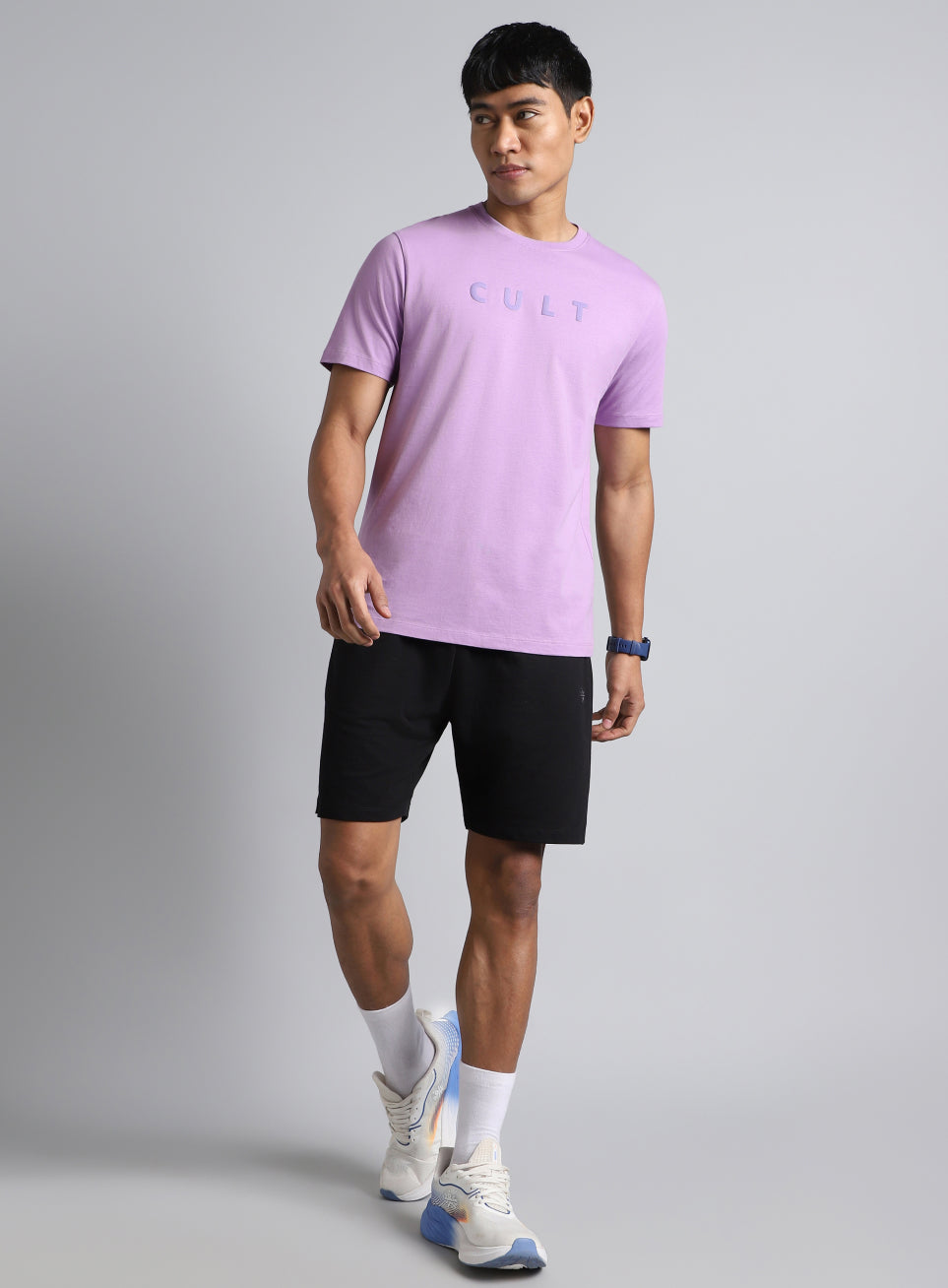 Men's Purple Cult Graphic T-shirt
