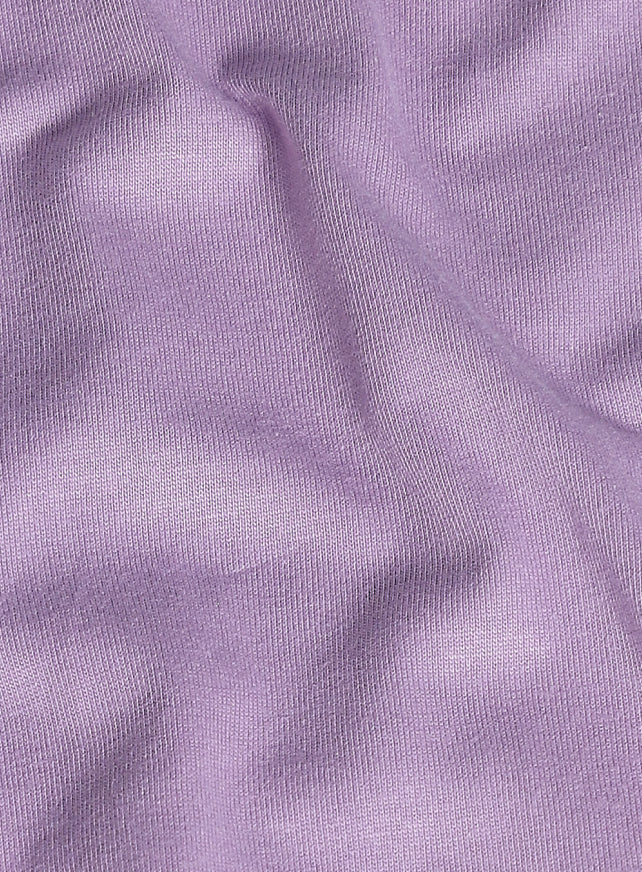 Women's Purple Back Print Relaxed Fit T-shirt