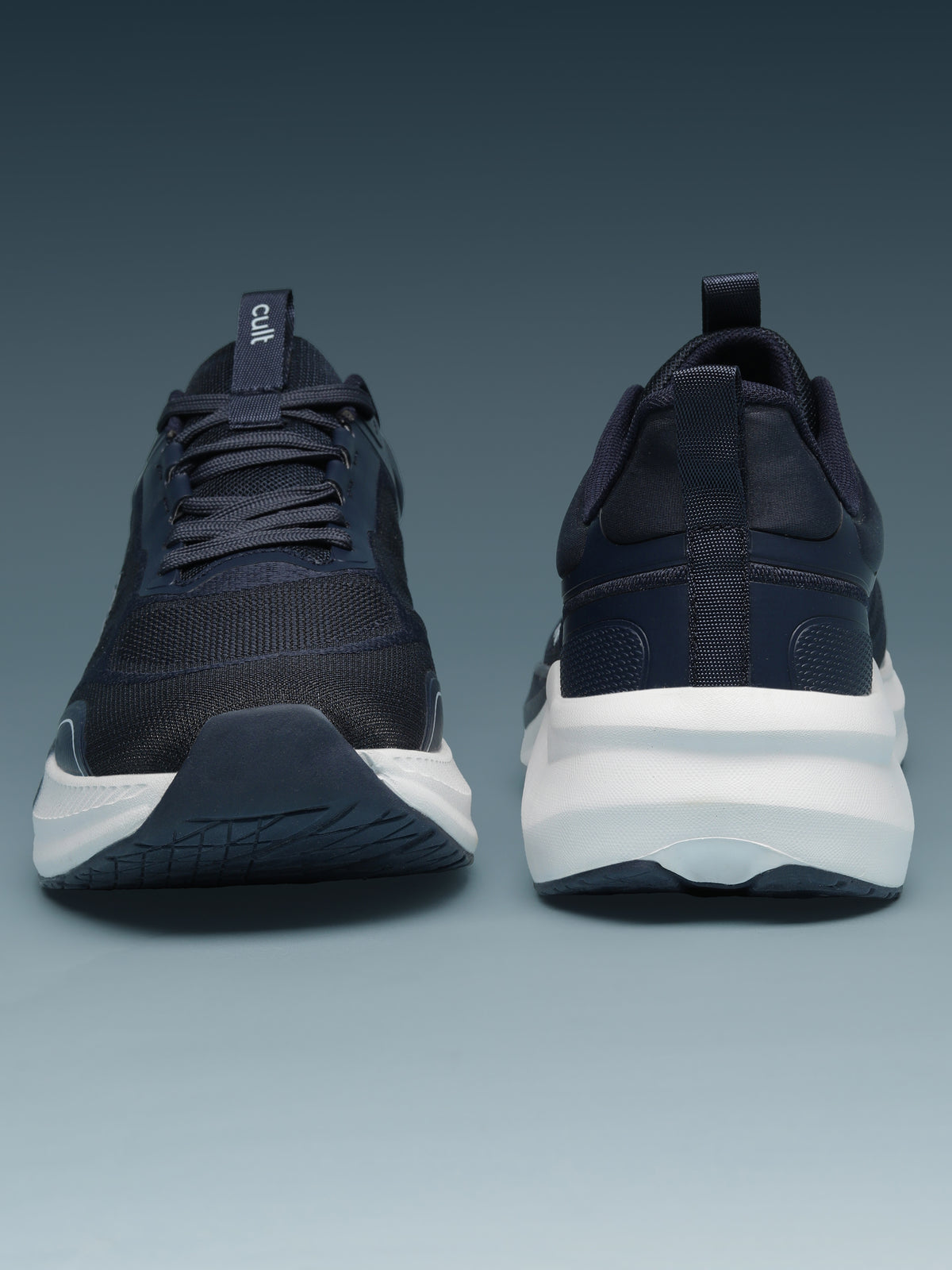cult Men's Flowtech Running Shoes - Navy/Ice Blue