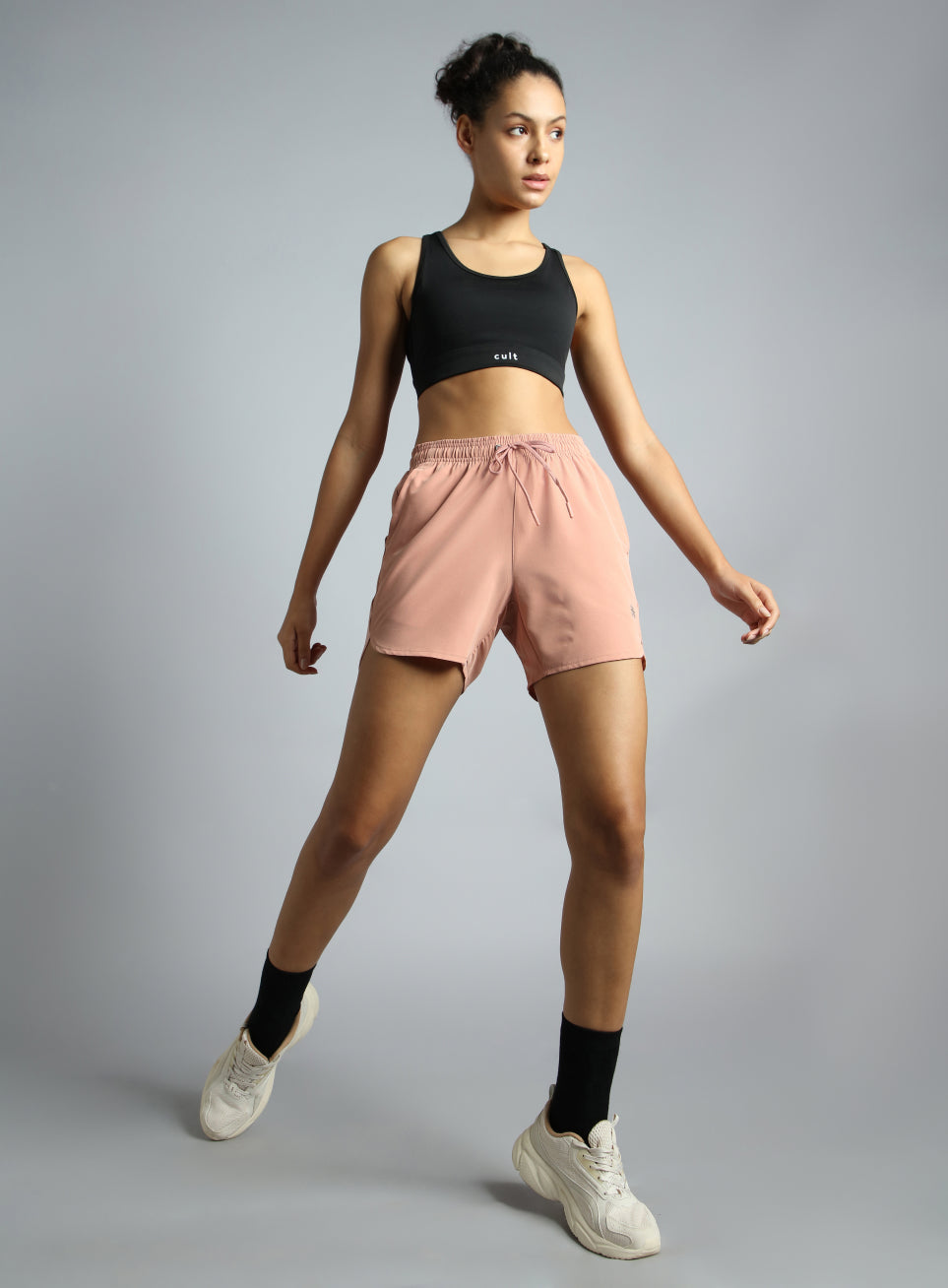 Women's Peach Running Essential Shorts