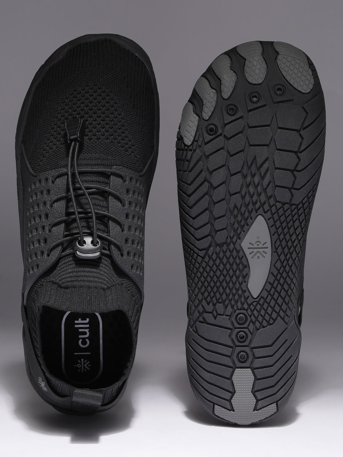 cult Men's FlexKnit Barefoot Training Shoes - Black